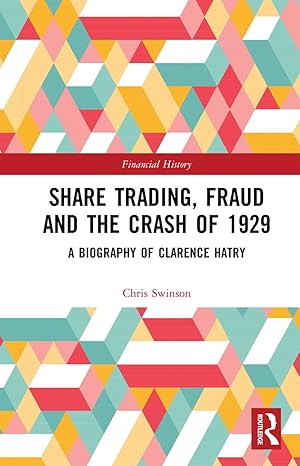 share trading fraud and the crash of 1929 1st edition chris swinson 0367731002, 978-0367731007