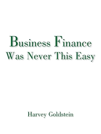 business finance was never this easy 1st edition harvey goldstein 1420856359, 978-1420856354