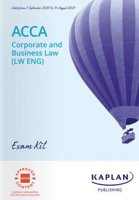corporate business law exam kit 1st edition kaplan 1787406199, 978-1787406193