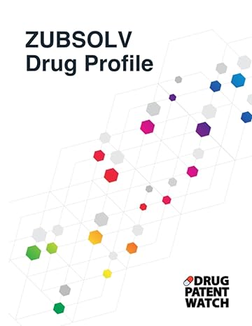 zubsolv drug profile zubsolv drug patents fda exclusivity litigation drug prices 1st edition drugpatentwatch