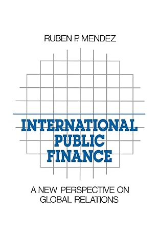 international public finance a new perspective on global relations 1st edition ruben p mendez 0195071956,