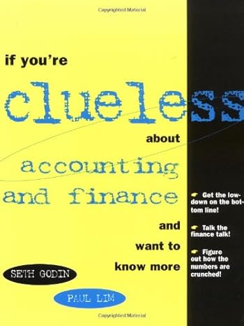 if youre clueless about accounting and finance and want to know more 1st edition seth godin 0793128811,