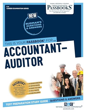 accountant auditor passbooks study guide 1st edition national learning corporation 1731800045, 978-1731800046