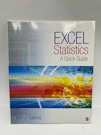 excel statistics a quick guide 1st edition neil j salkind 1412979633, 978-1412979634
