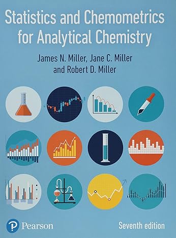 statistics and chemometrics for analytical chemistry 7th new edition james miller,jane c miller 1292186712,