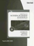 study guide for anderson/sweeney/williams essentials of modern business statistics 3rd 3rd edition david r
