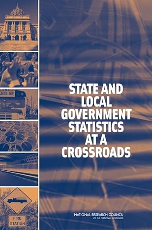 state and local government statistics at a crossroads 1st edition national research council ,division of