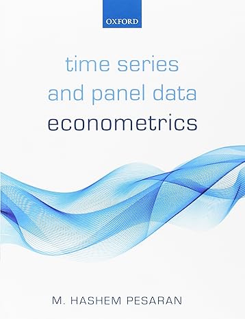 time series and panel data econometrics 1st edition m hashem pesaran 0198759983, 978-0198759980