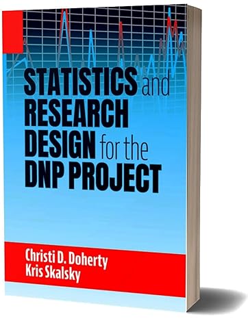 statistics and research design for the dnp project 1st edition cdp christi d doherty, dnp, msn, rnc ob, cne,