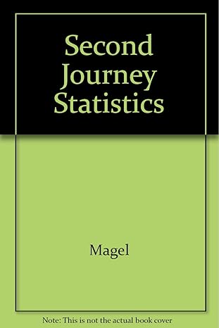 second journey statistics 1st edition magel 0201434938, 978-0201434934