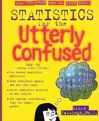 statistics for the utterly confused 1st edition lloyd r jaisingh 0071350055, 978-0071350051