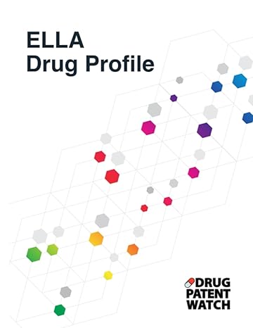ella drug profile ella drug patents fda exclusivity litigation drug prices 1st edition drugpatentwatch