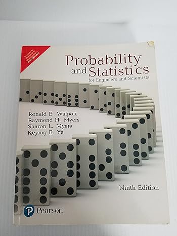 probability and statistics for engineers and scientists 9th edition r h walpole,r e , myers 9332519080,