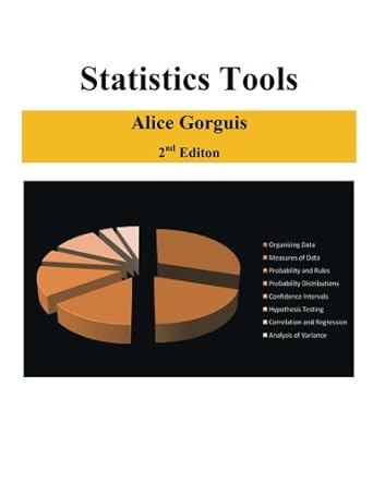 statistics tools 1st edition alice gorguis 1514437694, 978-1514437698