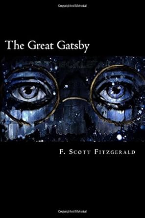 the great gatsby  f scott fitzgerald 1977635180, 978-1977635181