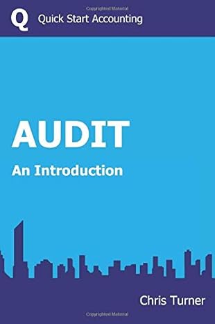 audit an introduction 1st edition chris turner 1797870203, 978-1797870205