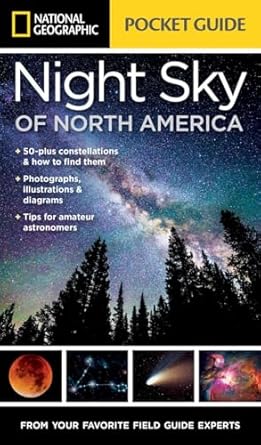 national geographic pocket guide to the night sky of north america poc edition catherine h howell 1426217854,