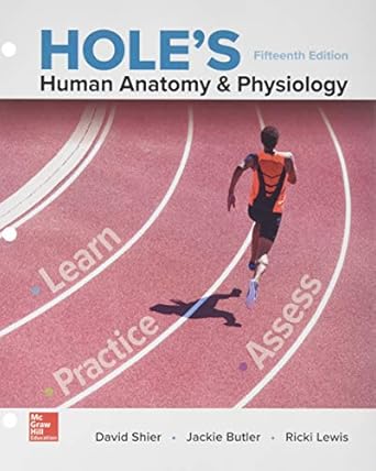loose leaf for holes human anatomy and physiology 15th edition david shier ,jackie butler ,ricki lewis