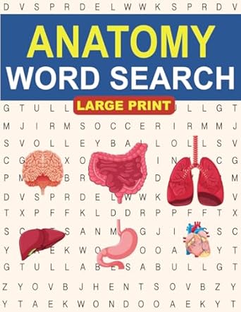 anatomy word search human anatomy and physiology workbook 700+ human body organs words medical word search