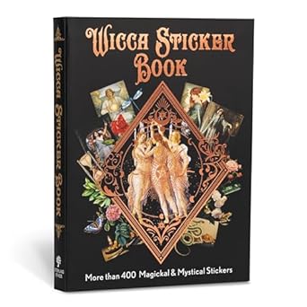 wicca sticker book more than 400 magickal and mystical stickers 1st edition union square co 1454950781,