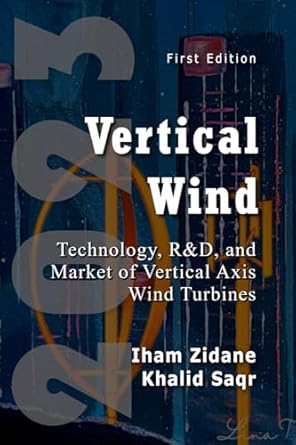 vertical wind technology randd and market of vertical axis wind turbines 1st edition iham zidane ,khalid saqr