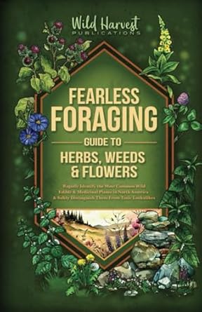fearless foraging guide to herbs weeds and flowers rapidly identify the most common wild edible plants in