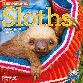 original sloths wall calendar 2020 1st edition lucy cooke ,workman calendars 152350577x, 978-1523505777