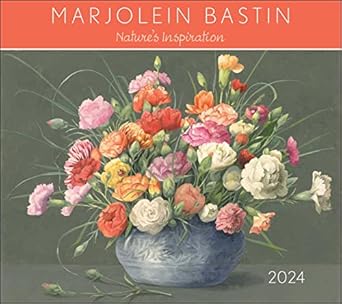 marjolein bastin natures inspiration 2024 deluxe wall calendar with print deluxe edition marjolein bastin
