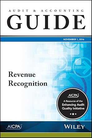 revenue recognition 2016 1st edition aicpa 1943546886, 978-1943546886