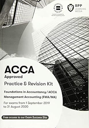 fia foundations in management accounting fma practice and revision kit 1st edition bpp learning media