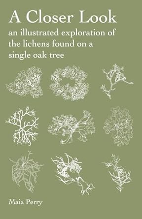 a closer look an illustrated exploration of the lichens found on a single oak 1st edition maia perry