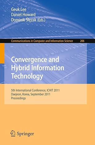 convergence and hybrid information technology 5th international conference ichit 2011 daejeon korea september