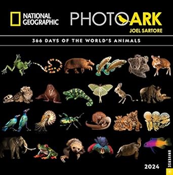 national geographic the photo ark 2024 wall calendar 1st edition joel sartore ,national geographic ,disney