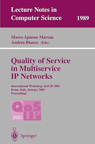 quality of service in multiservice ip networks international workshop qos ip 2001 rome italy january 24 26