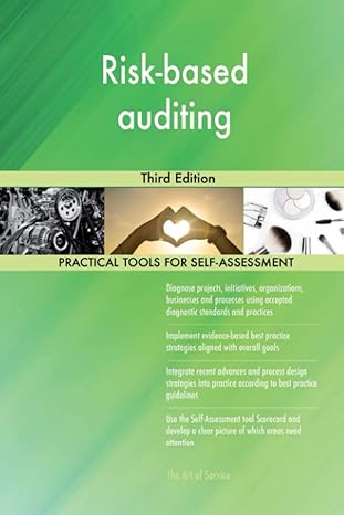risk based auditing third edition 1st edition gerardus blokdyk 0655197923, 978-0655197928
