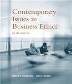 contemporary issues in business ethics 3831st edition aa 0534584640, 978-0534584641