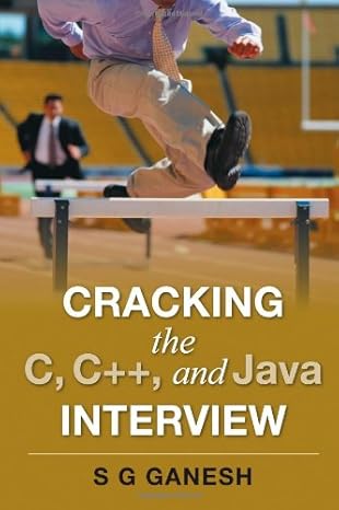 cracking the c c++ and java interview 1st edition s g ganesh 0070680256, 978-0070680258