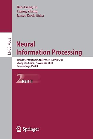 neural information processing 18th international conference iconip 2ss11 shanghai china november 13 17 2011