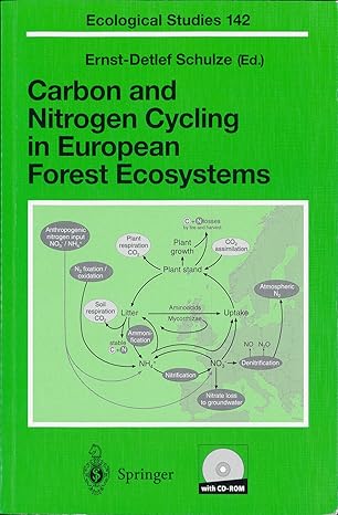 carbon and nitrogen cycling in european forest ecosystems 1st edition ernst detlef schulze 3540672397,