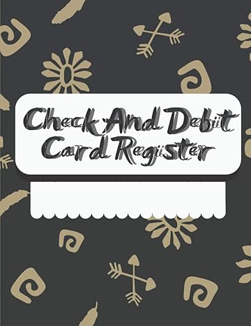 check and debit card register 120 pages size 8 5 x 11 inches perfect binding non perforated 1st edition nova
