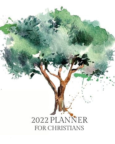 2022 planner for christians 12 month faith based weekly calendar monthly verses goal setting vision boards