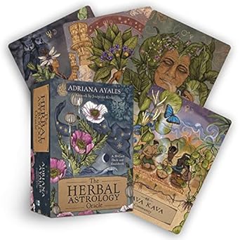 the herbal astrology oracle a 55 card deck and guidebook 1st edition adriana ayales ,josephine klerks