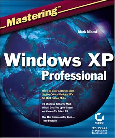 mastering windows xp professional 1st edition mark minasi 0782129811, 978-0782129816