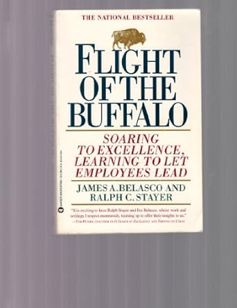 flight of the buffalo 3rd printing 1994th edition james a belasco 0446670081, 978-0446670081