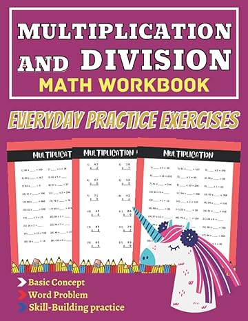 multiplication and division math workbook everyday practice exercises basic concept word problem skill