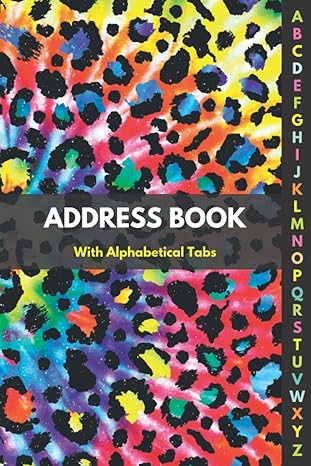 address book with alphabetical tabs small address book with 312 entry spaces record name address phone email