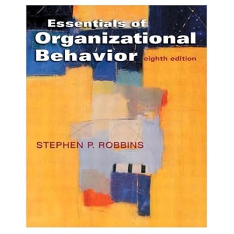essentials of organizational behavior 8th edition robbins / judge 8120327063, 978-8120327061