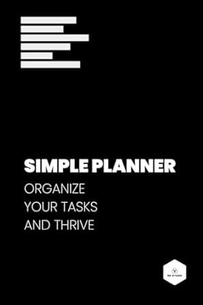 simple planner organize your tasks and thrive 1st edition rg studio b0ckc9yznc
