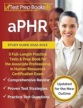 aphr study guide 2022 2023 3 full length practice tests and prep book for the associate professional in human