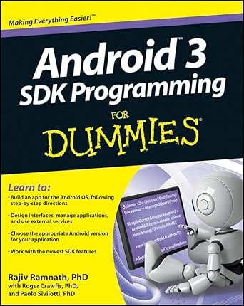 android 3 sdk programming for dummies 1st edition rajiv ramnath ,roger crawfis ,paolo sivilotti 1118008251,